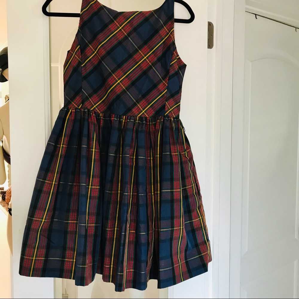 RALPH LAUREN PLAID TARTAN DRESS